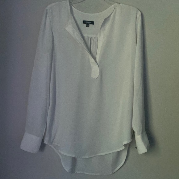 Tops - Ivory Long sleeve Blouse